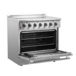 FORNO Galiano 36" 5.36 cu. ft. Freestanding Electric Range with 5 Elements in Stainless Steel, FFSEL6083-36 - Image 6
