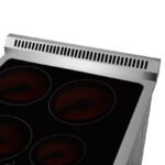 FORNO Loiano 24" 2.3 cu. ft. Freestanding Electric Range with 4 Element Burners in Stainless Steel, FFSEL6069-24 - Image 9