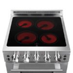 FORNO Loiano 24" 2.3 cu. ft. Freestanding Electric Range with 4 Element Burners in Stainless Steel, FFSEL6069-24 - Image 11