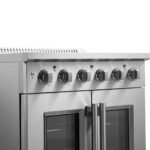 FORNO Galiano 30" 4.32 cu. ft. Freestanding Electric Range with French Door in Stainless Steel, FFSEL6917-30 - Image 10