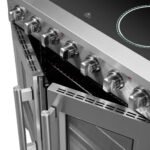 FORNO Galiano 36" 5.36 cu. ft. Freestanding Electric Range with French Door in Stainless Steel, FFSEL6917-36 - Image 8