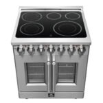 FORNO Massimo 30" 4.32 cu. ft. Freestanding French Door Electric Range with 5 Elements, FFSEL6955-30 - Image 4
