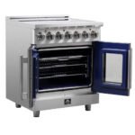 FORNO Massimo 30" 4.32 cu. ft. Freestanding French Door Electric Range with 5 Elements, FFSEL6955-30 - Image 6