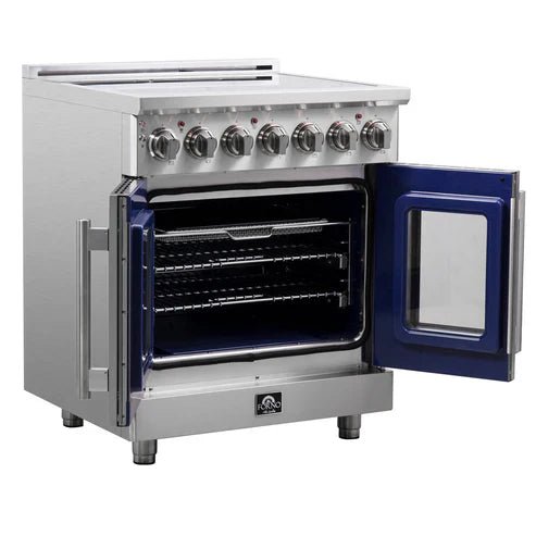 FORNO Massimo 30" 4.32 cu. ft. Freestanding French Door Electric Range with 5 Elements, FFSEL6955-30 - Image 6