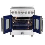 FORNO Massimo 30" 4.32 cu. ft. Freestanding French Door Electric Range with 5 Elements, FFSEL6955-30 - Image 7