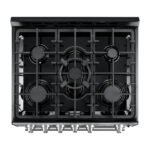 FORNO Espresso Leonardo 30" 5 cu. ft. Gas Range in Black with Silver Handles, FFSGS1116-30BLK - Image 17
