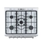 FORNO Espresso Leonardo 30" 5 cu. ft. Gas Range in White with Silver Handles, FFSGS1116-30WHT - Image 10