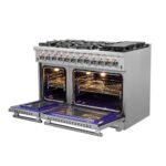 FORNO Massimo 48″ 6.58 cu. ft. Freestanding Dual Fuel Range with 8 Burners, FFSGS6125-48 - Image 3
