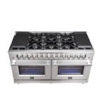 FORNO Massimo 60″ 8.64 cu. ft. Freestanding Dual Fuel Range with 10 Burners, FFSGS6125-60 - Image 6