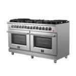 FORNO Massimo 60″ 8.64 cu. ft. Freestanding Dual Fuel Range with 10 Burners, FFSGS6125-60 - Image 4