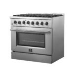 FORNO Appliance Package - 36" Dual Fuel Range, Dishwasher, 36" Refrigerator, FBDL-004-02CAUS - Image 4