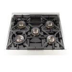 FORNO Capriasca 30" 4.32 cu. ft. Dual Fuel Range with 5 Italian Burners in Stainless Steel, FFSGS6187-30 - Image 5