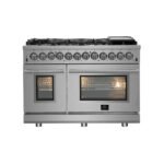 FORNO Massimo 48″ 6.58 cu. ft. Freestanding Gas Range with 8 Burners, FFSGS6239-48 - Image 4