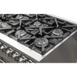 FORNO Massimo 48″ 6.58 cu. ft. Freestanding Gas Range with 8 Burners, FFSGS6239-48 - Image 10