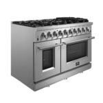 FORNO Massimo 48″ 6.58 cu. ft. Freestanding Gas Range with 8 Burners, FFSGS6239-48 - Image 6