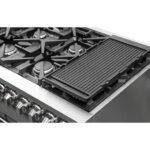 FORNO Massimo 48″ 6.58 cu. ft. Freestanding Gas Range with 8 Burners, FFSGS6239-48 - Image 9