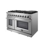 FORNO Massimo 48″ 6.58 cu. ft. Freestanding Gas Range with 8 Burners, FFSGS6239-48 - Image 3