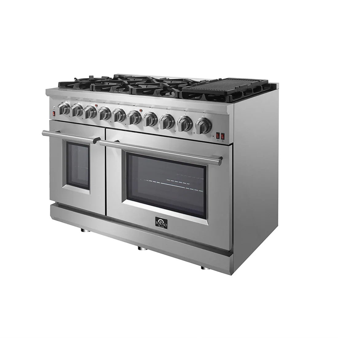 FORNO Massimo 48″ 6.58 cu. ft. Freestanding Gas Range with 8 Burners, FFSGS6239-48 - Image 3