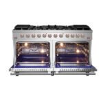 FORNO Massimo 60″ 8.64 cu. ft. Freestanding Gas Range with 10 Burners, FFSGS6239-60 - Image 9