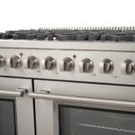 FORNO Galiano 48" 6.58 cu. ft. Gas Range with 8 Italian Burners in Stainless Steel, FFSGS6244-48 - Image 7