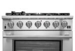 FORNO Capriasca 36" 5.36 cu. ft. Gas Range with 6 Italian Burners in Stainless Steel, FFSGS6260-36 - Image 23