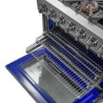 FORNO Capriasca 36" 5.36 cu. ft. Gas Range with 6 Italian Burners in Stainless Steel, FFSGS6260-36 - Image 18