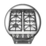 FORNO Breno 24" 2.3 cu. ft. Freestanding Gas Range with 4 Sealed Burners in Stainless Steel, FFSGS6272-24 - Image 14