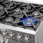 FORNO Massimo 36" 5.36 cu. ft. Freestanding French Door Dual Fuel Range with 6 Burners, FFSGS6325-36 - Image 7