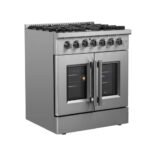 FORNO Galiano 30" 4.32 cu. ft. Dual Fuel Range with French Door in Stainless Steel, FFSGS6356-30 - Image 3