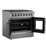 FORNO Galiano 36" 5.36 cu. ft. Dual Fuel Range with French Door in Stainless Steel, FFSGS6356-36 - Image 7