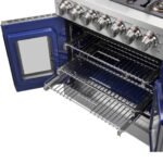 FORNO Capriasca 30" 4.3 cu. ft. Dual Fuel Range with French Door and 5 Sealed Burners, FFSGS6387-30 - Image 9