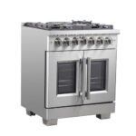 FORNO Capriasca 30" 4.3 cu. ft. Dual Fuel Range with French Door and 5 Sealed Burners, FFSGS6387-30 - Image 2