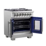 FORNO Capriasca 30" 4.3 cu. ft. Dual Fuel Range with French Door and 5 Sealed Burners, FFSGS6387-30 - Image 5