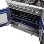 FORNO Capriasca 36" 5.36 cu. ft. Dual Fuel Range with French Door and 6 Sealed Burners, FFSGS6387-36 - Image 10
