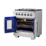 FORNO Capriasca 30" 4.32 cu. ft. Professional Gas Range with French Door and 5 Sealed Burners, FFSGS6460-30 - Image 11