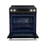 FORNO Espresso Donatello 30" 5 cu. ft. Induction Range with Air Fry and Self-Clean in Black and Silver Handles, FFSIN0905-30BLK - Image 4