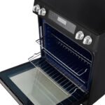 FORNO Espresso Donatello 30" 5 cu. ft. Induction Range with Air Fry and Self-Clean in Black and Antique Brass Handles, FFSIN0905-30BLK - Image 8