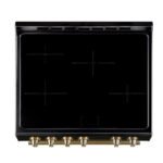FORNO Espresso Leonardo 30" 5 cu. ft. Induction Range with Knob Control in Black and Antique Brass Accents, FFSIN0982-30BLK - Image 11