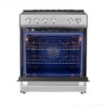 FORNO Espresso Leonardo 30" 5 cu. ft. Induction Range with Knob Control in Stainless Steel and Silver Accents, FFSIN0982-30 - Image 4