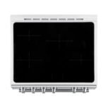 FORNO Espresso Leonardo 30" 5 cu. ft. Induction Range with Knob Control in White and Silver Accents, FFSIN0982-30WHT - Image 12