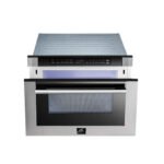 FORNO Capoliveri 24" 1.2 cu. ft. Built-In Microwave Drawer in Stainless Steel, FMWDR3000-24 - Image 5