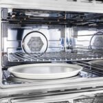 FORNO Espresso Oliena 24" 1.6 cu. ft. Built-In Microwave Oven in White with Silver Handles, FMWDR3093-24WHT - Image 5