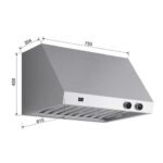 FORNO Biagio 30'' 600 CFM Wall Mount Range Hood in Stainless Steel, FRHWM5009-30 - Image 5