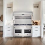 FORNO Savona 60" 1200 CFM Wall Mount Range Hood with Backsplash, Warming Lamp and Shelf, FRHWM5029-60HB - Image 8
