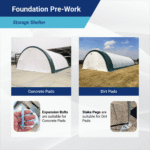 Single Truss Arch Storage Shelter W30'xL40'xH15' - Image 9