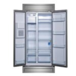 FORNO Salerno 40" 20 cu. ft. Side-by-Side Built-In Refrigerator with Water and Ice Dispenser and Modern Trim Kit, FFRBI1844-40MG - Image 4
