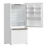 FORNO Espresso Milano 62" 34.4 cu. ft. Side-By-Side Refrigerator with Ice Maker in White with Antique Brass Accents, FFFFD1787-60WHT - Image 5