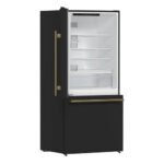 FORNO Espresso Milano 62" 34.4 cu. ft. Side-By-Side Refrigerator with Ice Maker in Black with Silver Accents, FFFFD1787-60BLK - Image 7