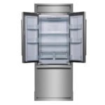 FORNO Gallipoli 35" 17.5 cu. ft. French Door Built-In Refrigerator in Stainless Steel with Ice Maker and Modern Trim Kit, FFFFD1974-35MG - Image 2