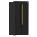FORNO Espresso Salerno 33" 15.6 cu. ft. Refrigerator in Black with Silver Handles, FFRBI1805-33BLK - Image 4